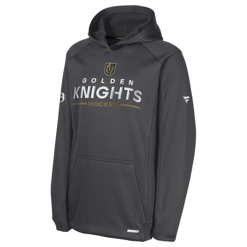 Vegas Golden Knights Fanatics Youth Authentic Pro Rink Raglan Hoodie - Gray | Fanatics sale