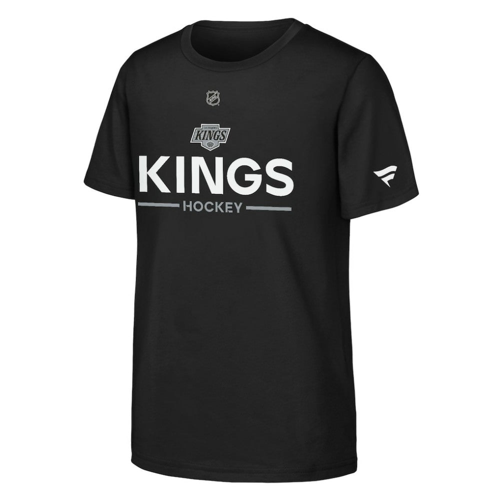 Los Angeles Kings Fanatics Youth Authentic Pro Wordmark T-Shirt - Black | Fanatics Clearance