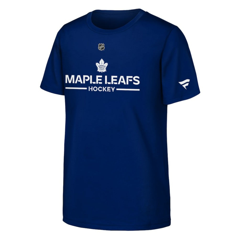 Toronto Maple Leafs Fanatics Youth Authentic Pro Wordmark T-Shirt - Blue | Fanatics on sale