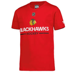Chicago Blackhawks Fanatics Youth Authentic Pro Wordmark T-Shirt - Red | Fanatics sale