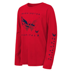 Washington Capitals Outerstuff Youth Seize the Win Long Sleeve T-Shirt - Red | NHL sale