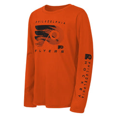 Philadelphia Flyers Outerstuff Youth Seize the Win Long Sleeve T-Shirt - Orange | NHL near me