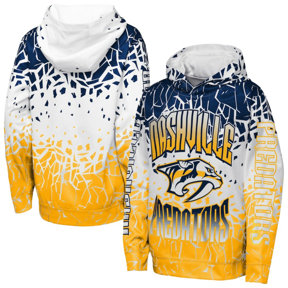 Nashville Predators Outerstuff Youth Frozen Frenzy Hoodie - Navy | NHL on sale