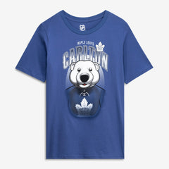 Toronto Maple Leafs Outerstuff Youth Mascot Highlight T-Shirt - Blue | NHL sale