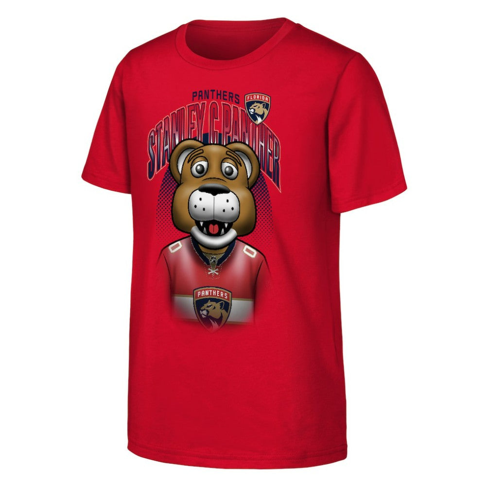 Florida Panthers Outerstuff Youth Mascot Highlight T-Shirt - Red | NHL Clearance