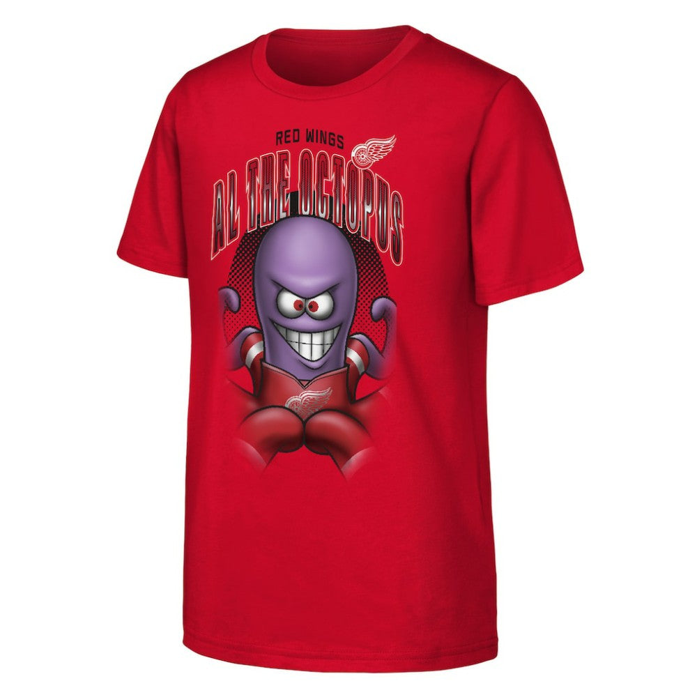 Detroit Red Wings Outerstuff Youth Mascot Highlight T-Shirt - Red | NHL sale