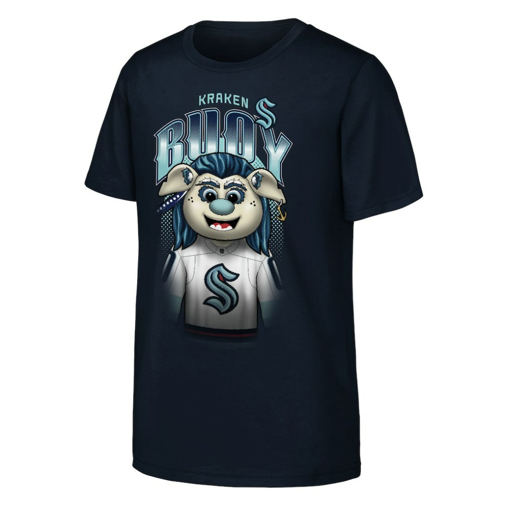 Seattle Kraken Outerstuff Youth Mascot Highlight T-Shirt - Navy | NHL discount