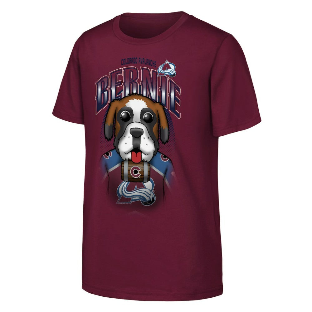 Colorado Avalanche Outerstuff Youth Mascot Highlight T-Shirt - Burgundy | NHL Lifestyle