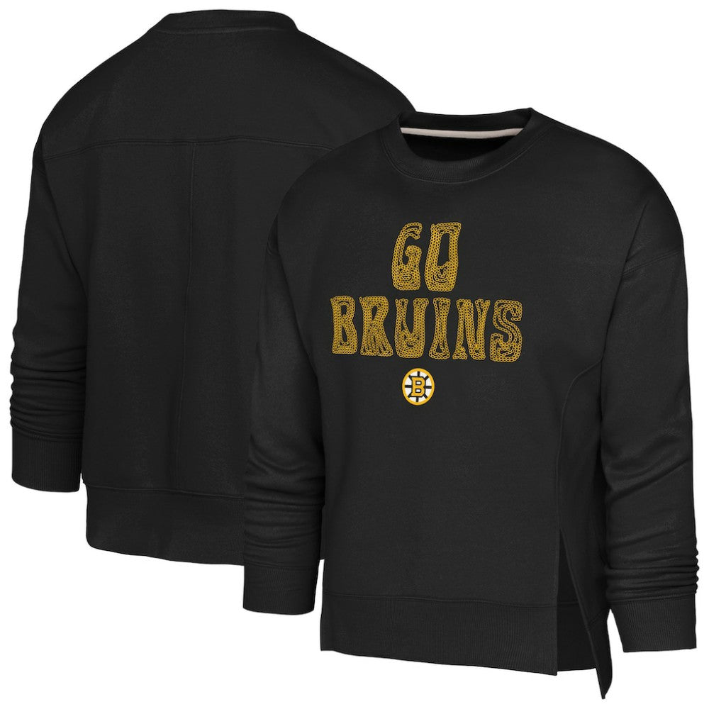 Boston Bruins Outerstuff Girls Youth Game Love Sweatshirt - Black | NHL sale