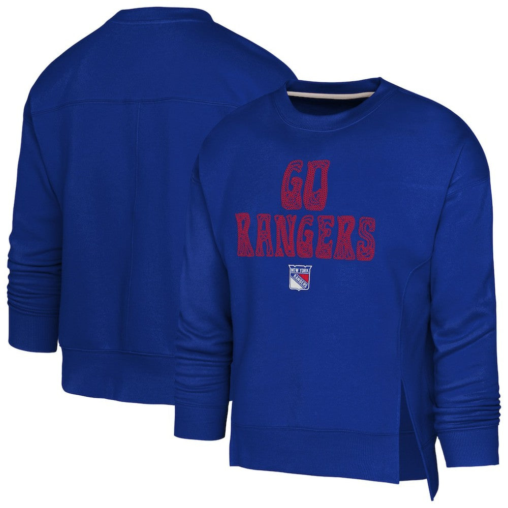 New York Rangers Outerstuff Girls Youth Game Love Sweatshirt - Royal | NHL sale
