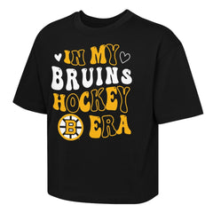 Boston Bruins Outerstuff Girls Youth In My Era Boxy T-Shirt - Black | NHL sale
