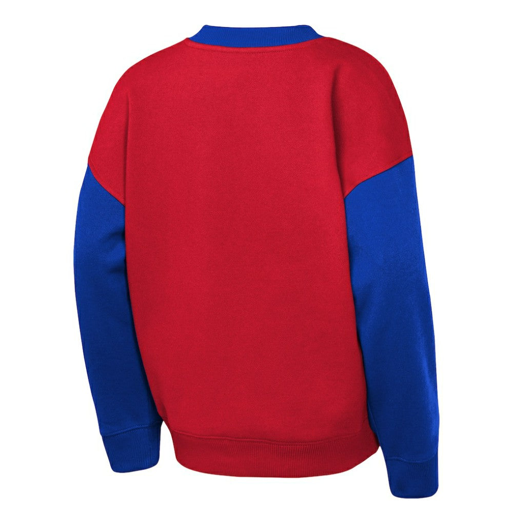 New York Rangers Outerstuff Youth Impact Player Sweatshirt - Red/Blue | NHL sale