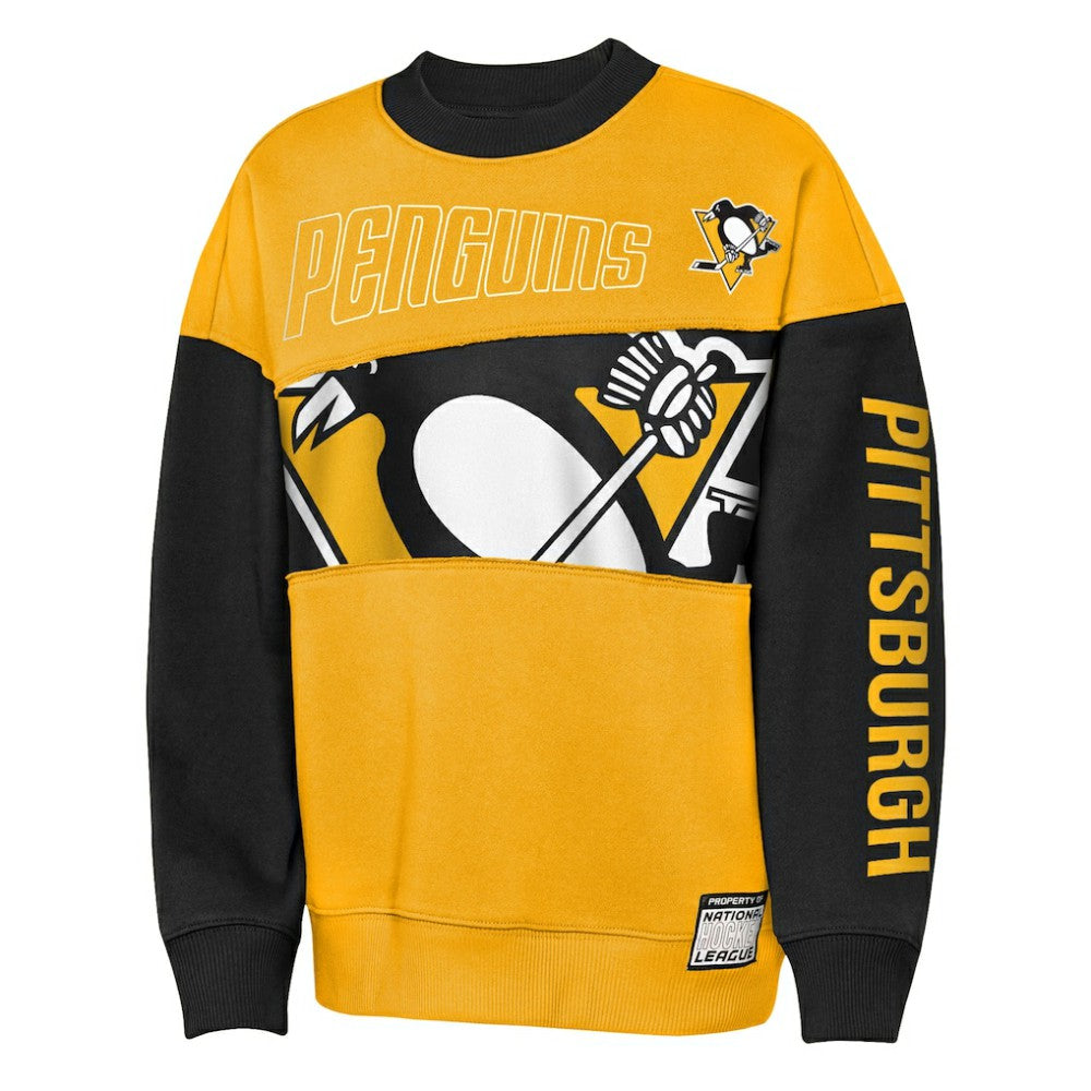 Pittsburgh Penguins Outerstuff Youth Impact Player Sweatshirt - Gold/Black | NHL on sale