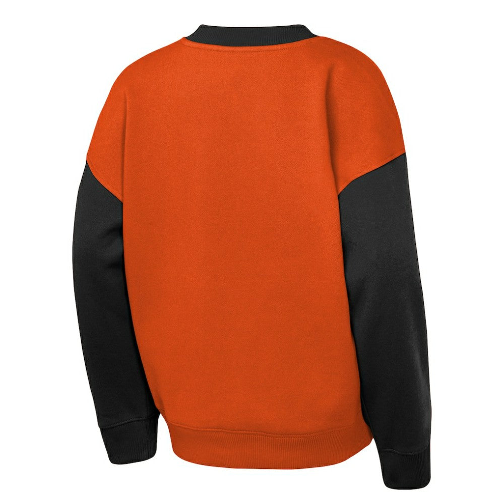 Philadelphia Flyers Outerstuff Youth Impact Player Sweatshirt - Orange/Black | NHL Lifestyle