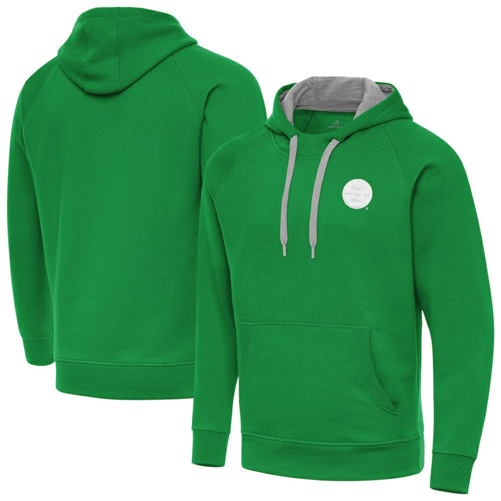 Boston Bruins Antigua St. Patrick's Day Victory Pullover Hoodie - Kelly Green | NHL on sale