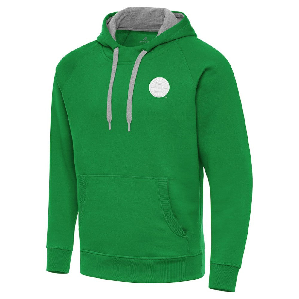 Boston Bruins Antigua St. Patrick's Day Victory Pullover Hoodie - Kelly Green | NHL on sale
