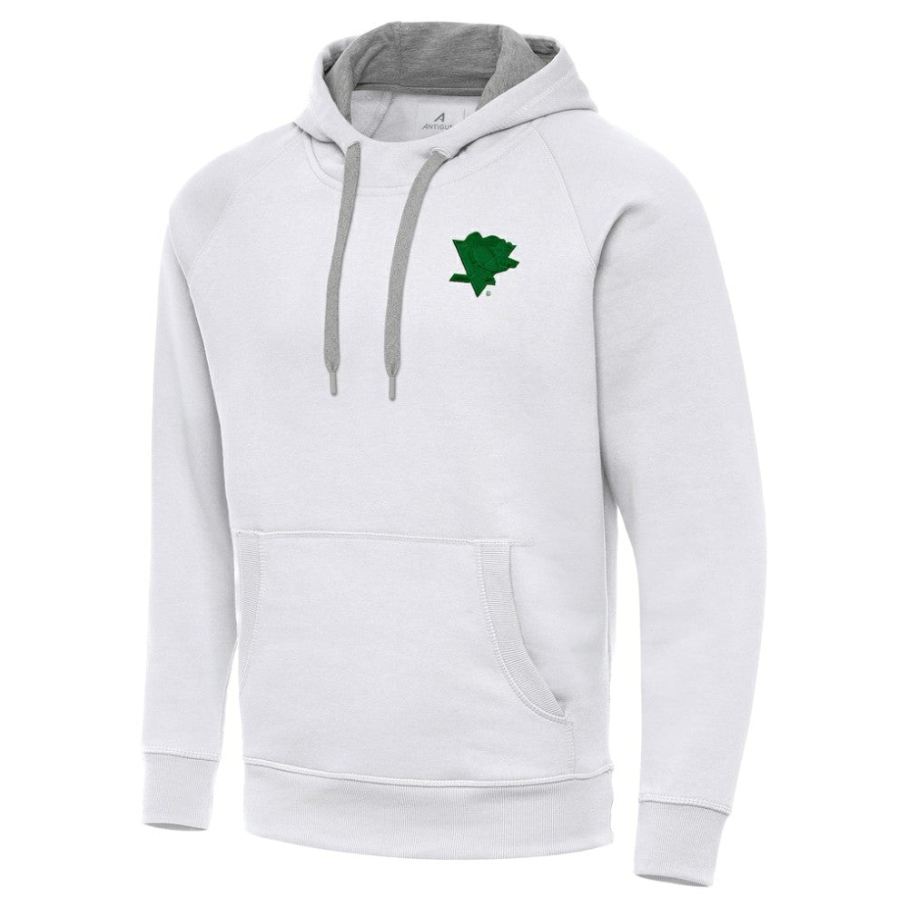 Pittsburgh Penguins Antigua St. Patrick's Day Victory Pullover Hoodie - White | NHL Clearance