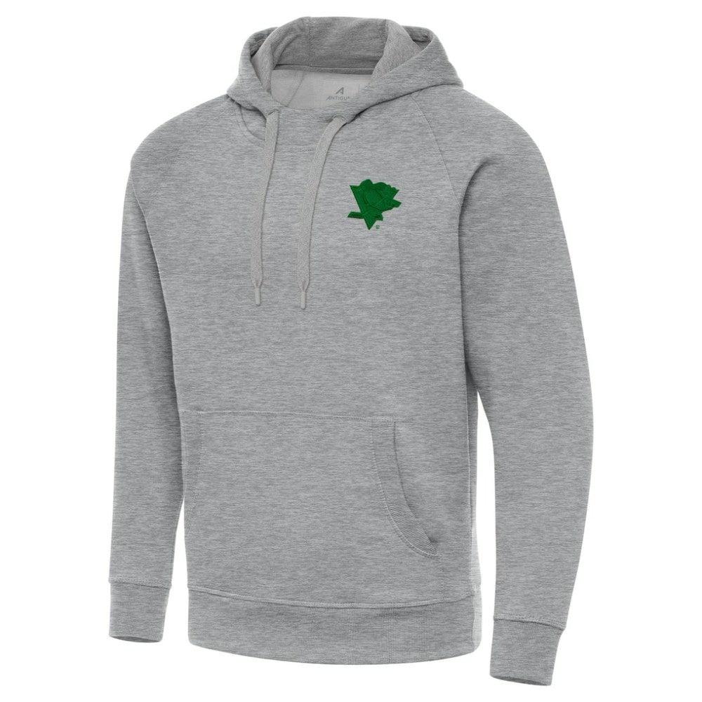 Pittsburgh Penguins Antigua St. Patrick's Day Victory Pullover Hoodie - Heather Gray | NHL Lifestyle