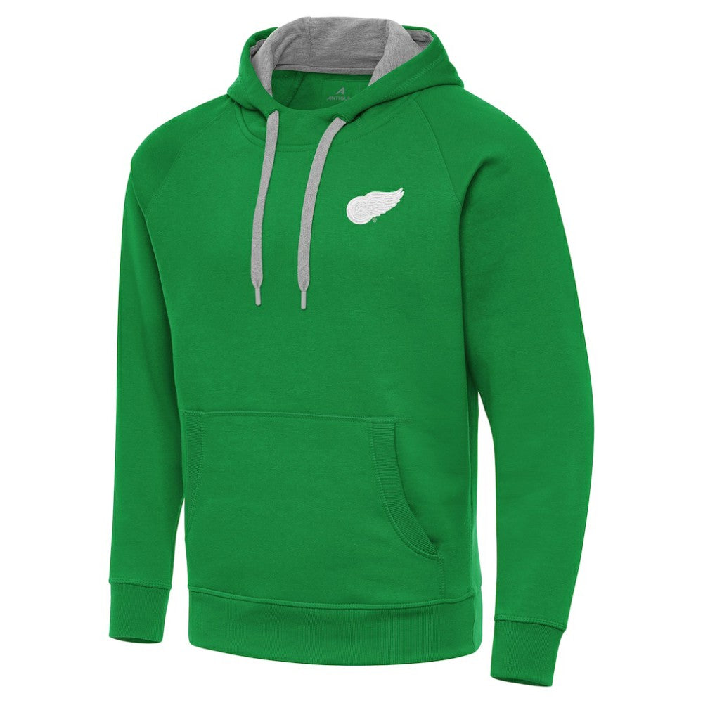 Detroit Red Wings Antigua St. Patrick's Day Victory Pullover Hoodie - Kelly Green | NHL online