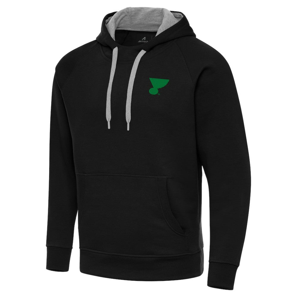 St. Louis Blues Antigua St. Patrick's Day Victory Pullover Hoodie - Black | NHL online
