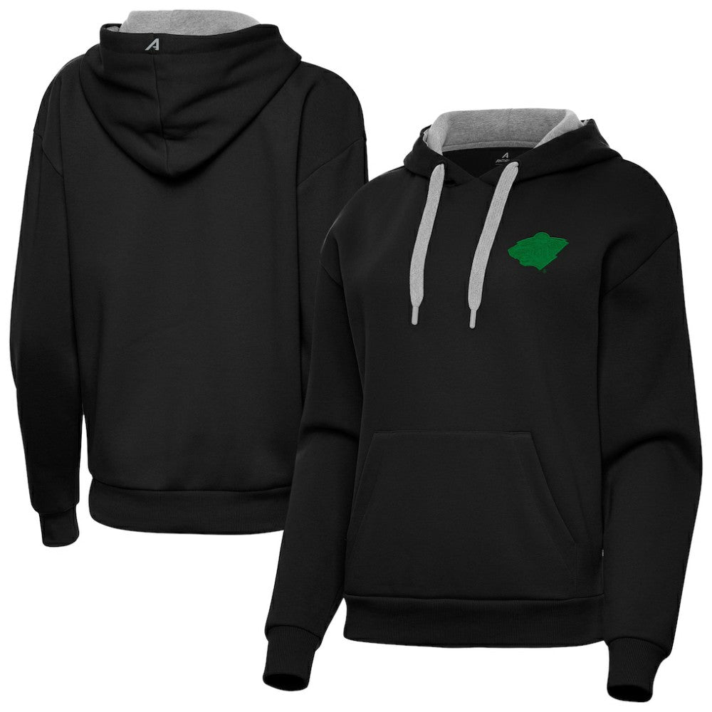 Minnesota Wild Antigua Women's St. Patrick's Day Victory Pullover Hoodie - Black | NHL online