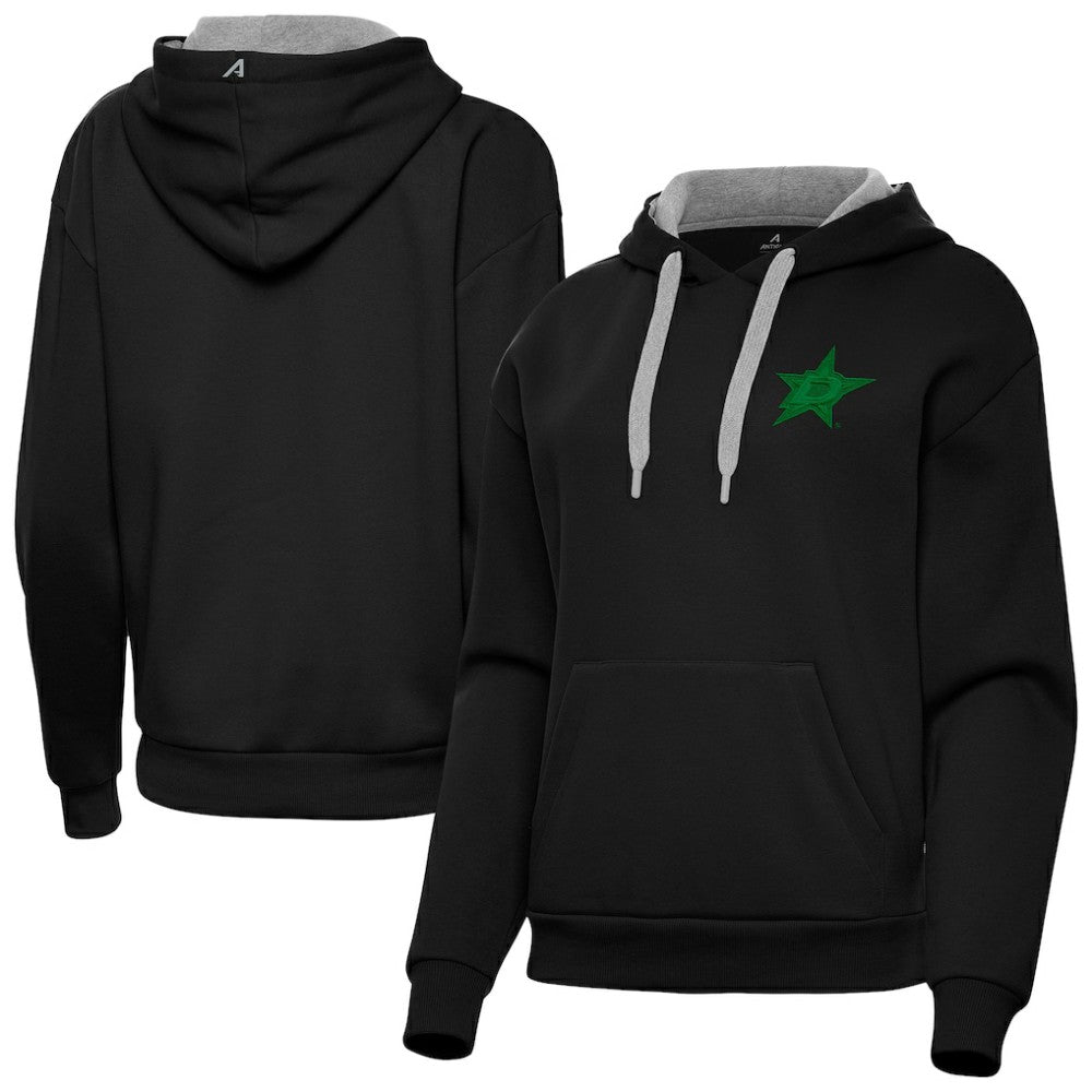 Dallas Stars Antigua Women's St. Patrick's Day Victory Pullover Hoodie - Black | NHL discount