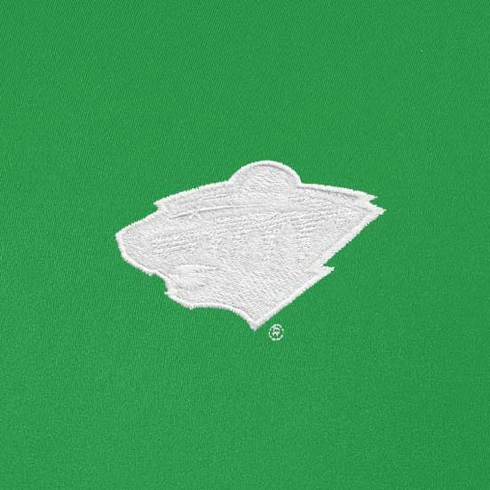 Minnesota Wild Antigua St. Patrick Intent Quarter-Zip Pullover Top - Kelly Green | NHL Clearance