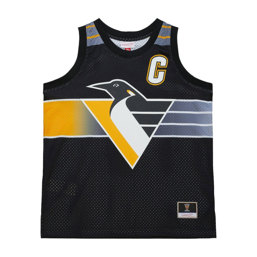 Mario Lemieux Pittsburgh Penguins Mitchell & Ness Unisex Maxxed Out Fashion Basketball Jersey - Black | NHL Lifestyle