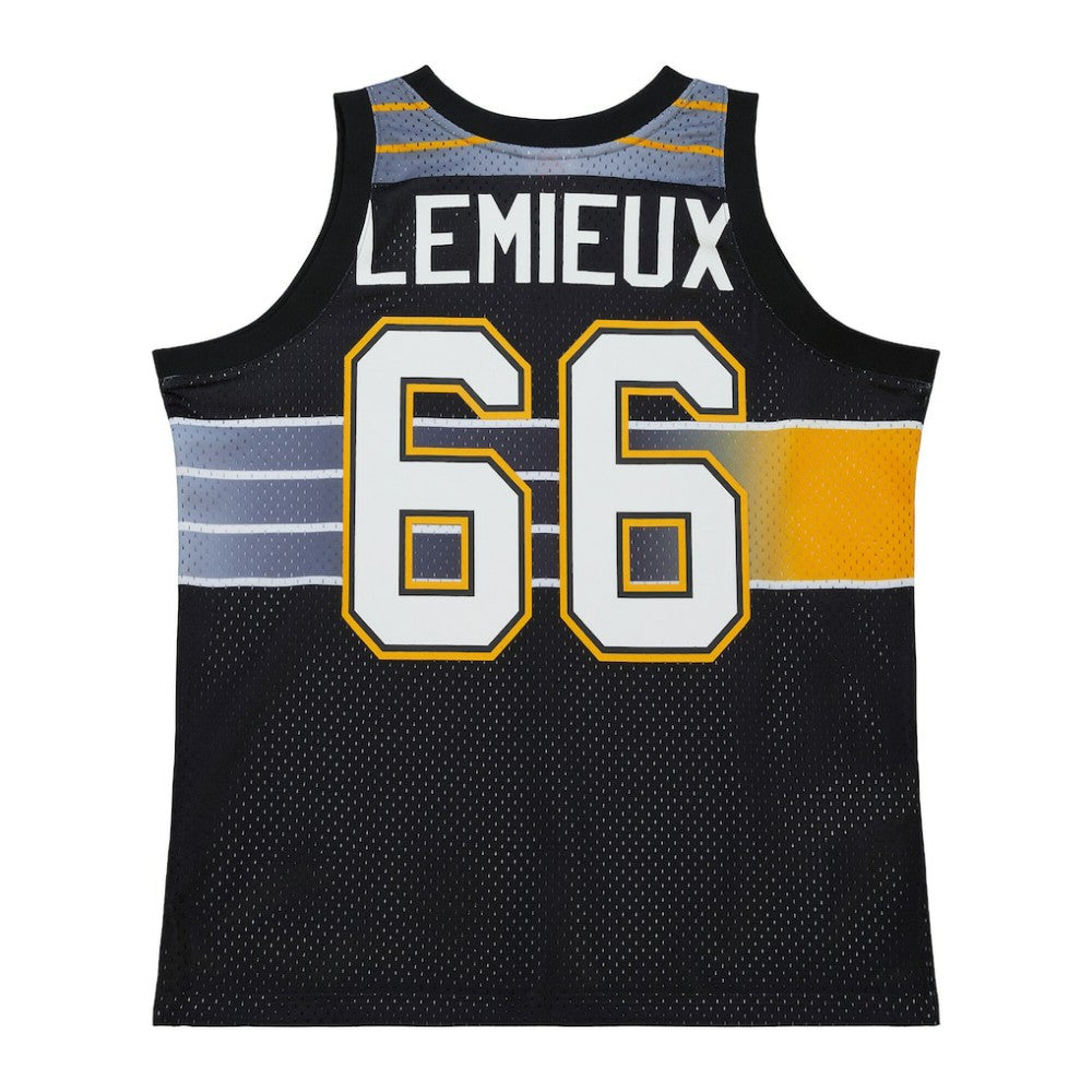 Mario Lemieux Pittsburgh Penguins Mitchell & Ness Unisex Maxxed Out Fashion Basketball Jersey - Black | NHL Lifestyle