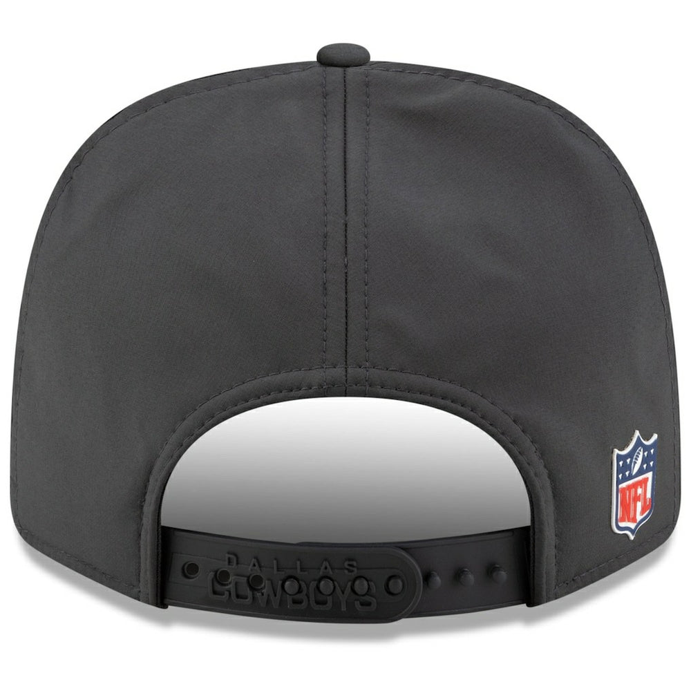 Dallas Cowboys New Era 2025 Sideline Cold Weather Split Panel 9FIFTY Snapback Hat - Charcoal - NFL