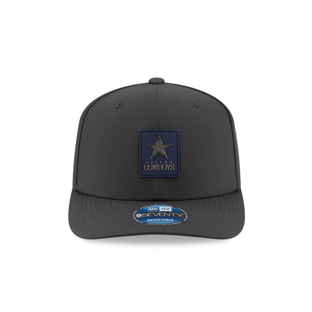 Dallas Cowboys New Era 2025 Sideline Cold Weather 9SEVENTY Adjustable Hat - Charcoal - NFL