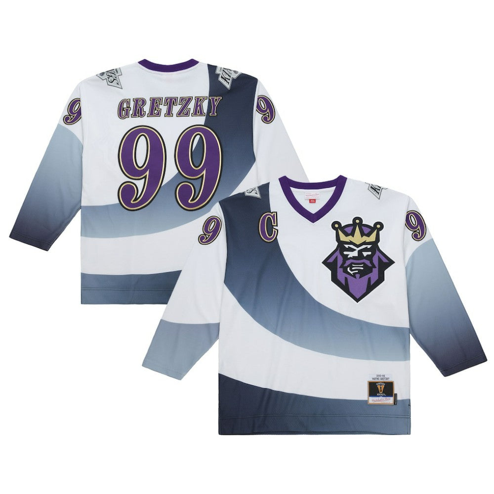 Wayne Gretzky Los Angeles Kings Mitchell & Ness 1995-96 Power Play Jersey - White | NHL on sale