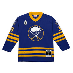 Dominik Hasek Buffalo Sabres Mitchell & Ness 1995-96 Power Play Jersey - Royal | NHL discount
