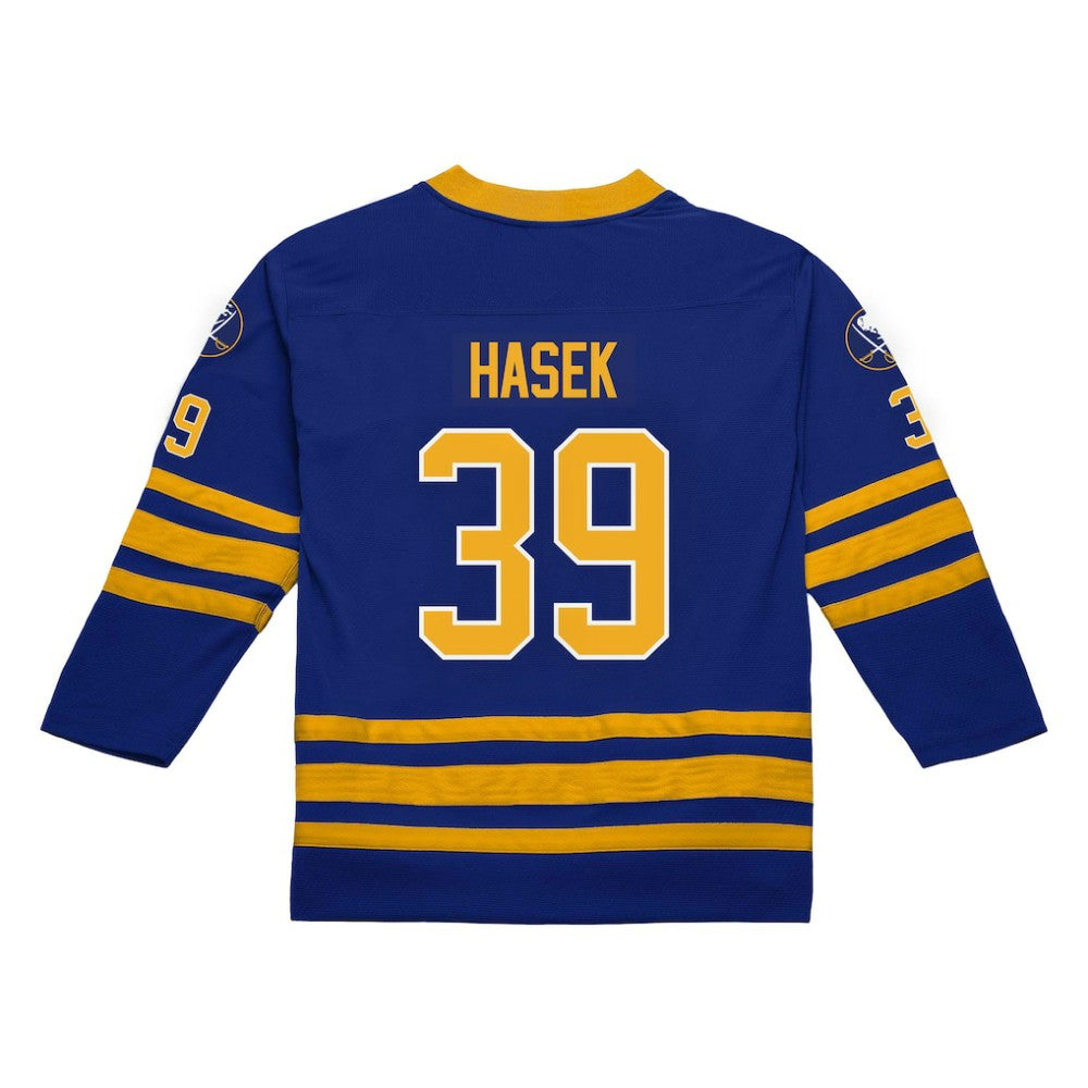 Dominik Hasek Buffalo Sabres Mitchell & Ness 1995-96 Power Play Jersey - Royal | NHL discount
