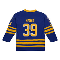 Dominik Hasek Buffalo Sabres Mitchell & Ness 1995-96 Power Play Jersey - Royal | NHL discount