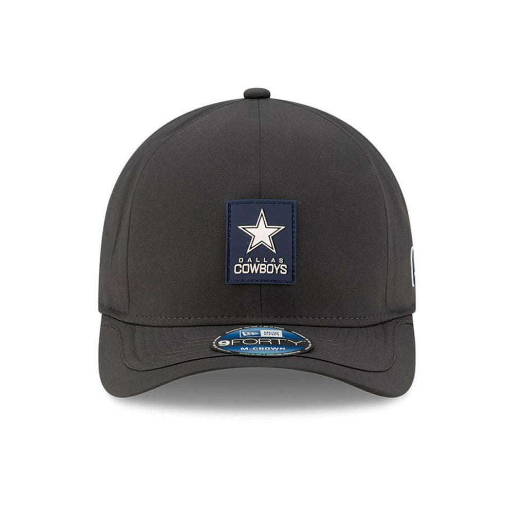 Dallas Cowboys New Era 2025 Sideline Cold Weather 9FORTY M-Crown Adjustable Hat - Charcoal - NFL