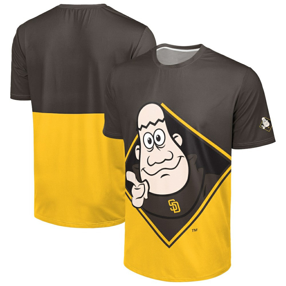 San Diego Padres FOCO Big Logo Mascot T-Shirt for sale