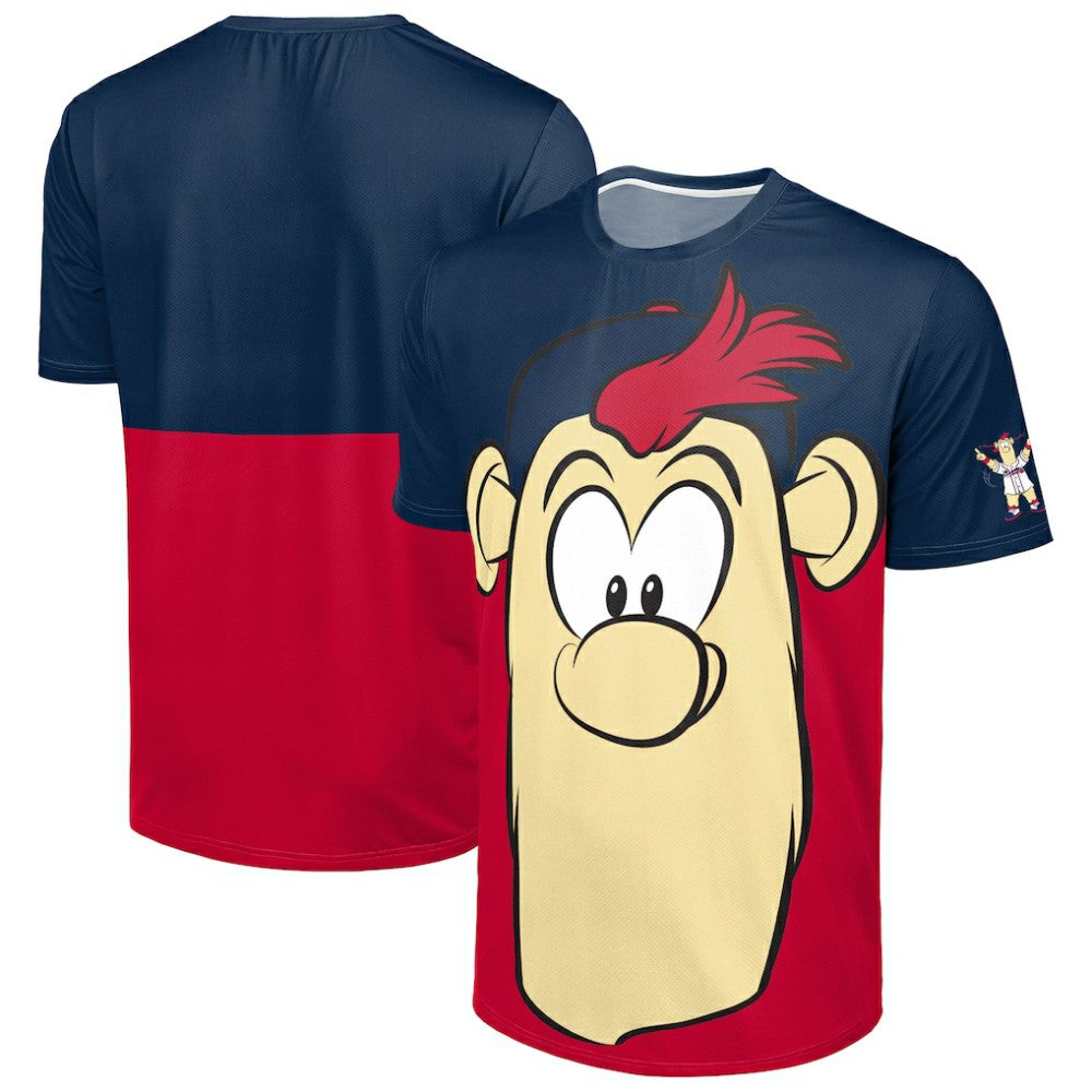 Atlanta Braves FOCO Big Logo Mascot T-Shirt Outlet