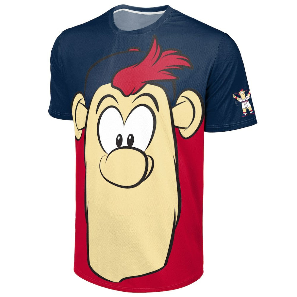 Atlanta Braves FOCO Big Logo Mascot T-Shirt Outlet