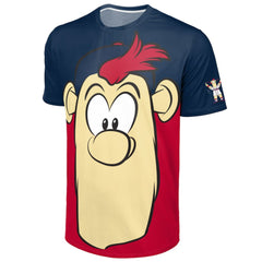 Atlanta Braves FOCO Big Logo Mascot T-Shirt Outlet