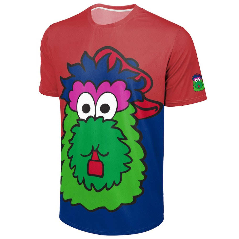 Philadelphia Phillies FOCO Big Logo Mascot T-Shirt Near Me