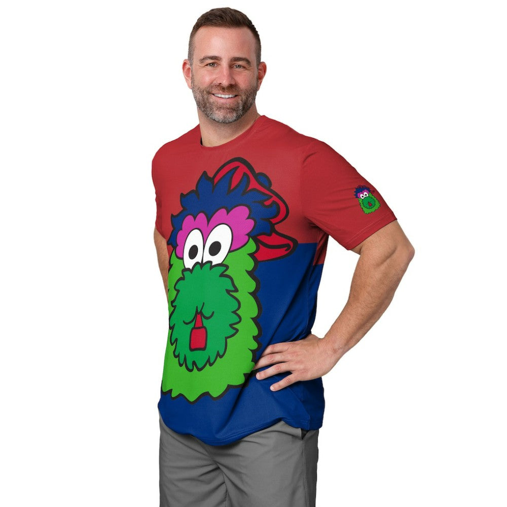 Philadelphia Phillies FOCO Big Logo Mascot T-Shirt Near Me