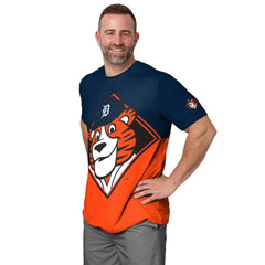 Detroit Tigers FOCO Big Logo Mascot T-Shirt Outlet