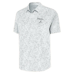 Atlanta Braves Antigua Palm Tree Spring Training Lush Button-Up Shirt Outlet