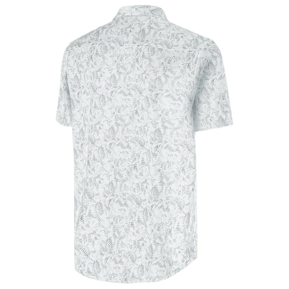 Atlanta Braves Antigua Palm Tree Spring Training Lush Button-Up Shirt Outlet