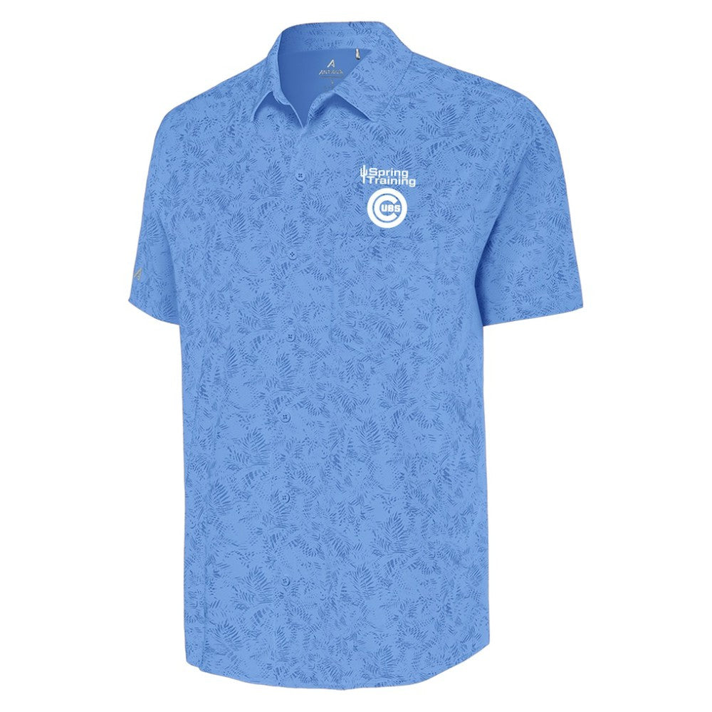 Chicago Cubs Antigua Cactus Spring Training Lush Button-Up Shirt Discount