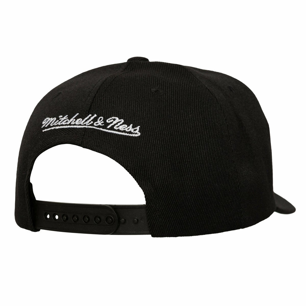 Mitchell & Ness Phoenix Suns Busted Logo Wordmark Wrap-Around Pro Pinch Adjustable Hat Black