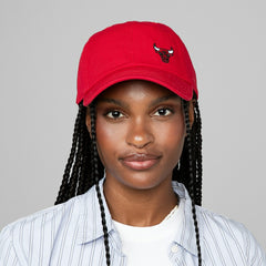 Mitchell & Ness Chicago Bulls Women's Micro Lefty Adjustable Hat Red