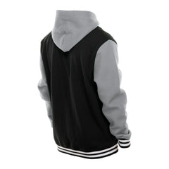 Vegas Golden Knights New Era Full-Snap Fleece Hoodie Jacket - Black/Grey | New Era discount