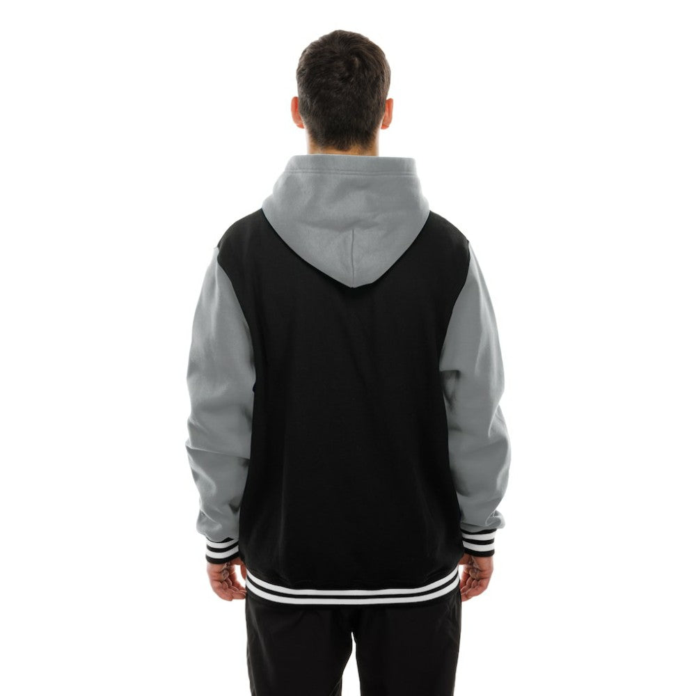 Vegas Golden Knights New Era Full-Snap Fleece Hoodie Jacket - Black/Grey | New Era discount